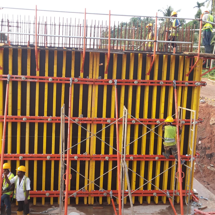 Гибкая опалубка TECON H20 для стен и колонн, литье бетона различных форм