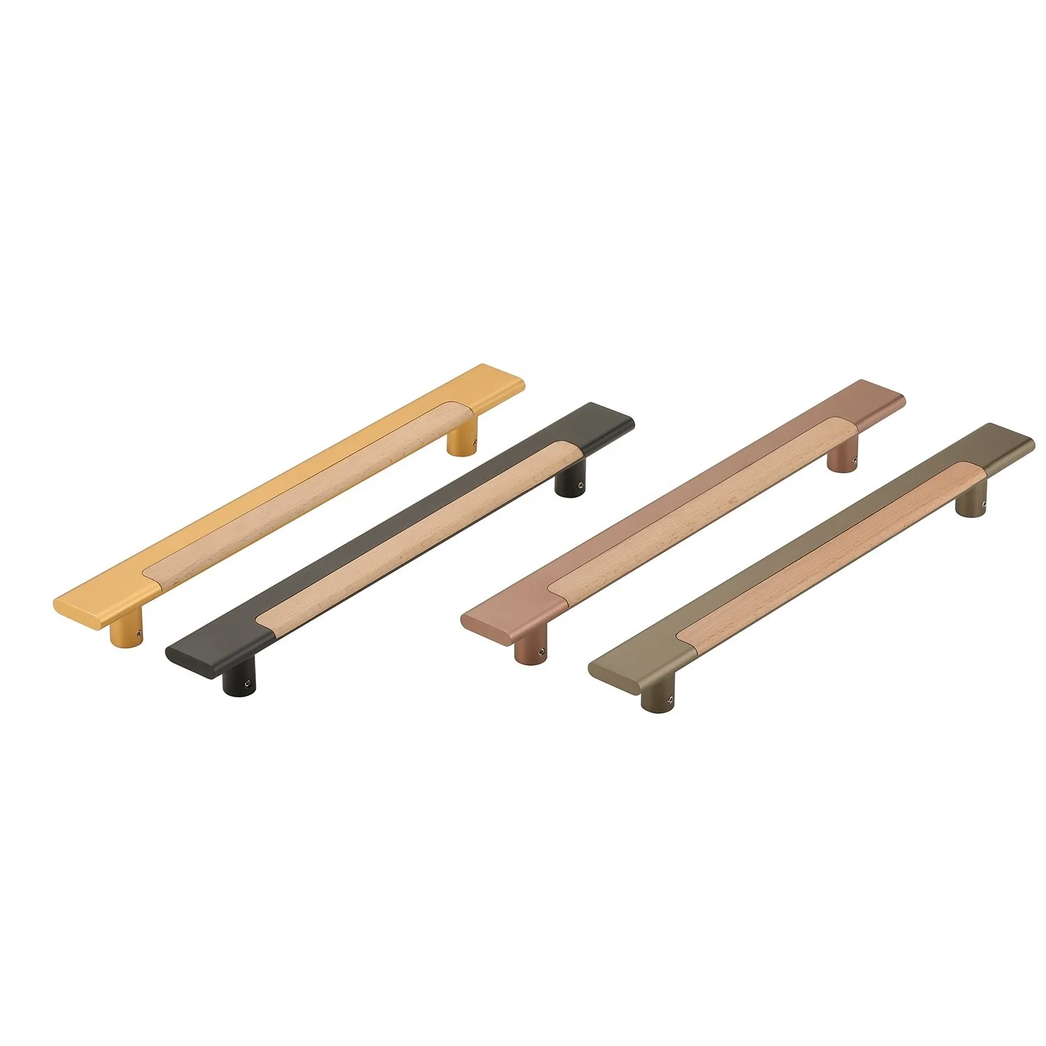 Aluminum Wood Door Window Handle Simple Light Main Door Pull Handle