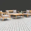 Fine Sanded Teak