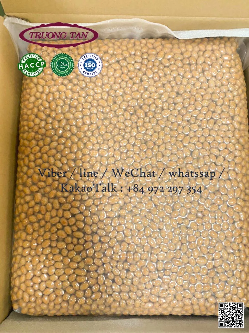 Оптовая продажа ароматизированный арахис с кокосовым соком закуски жареный бренд truong tan