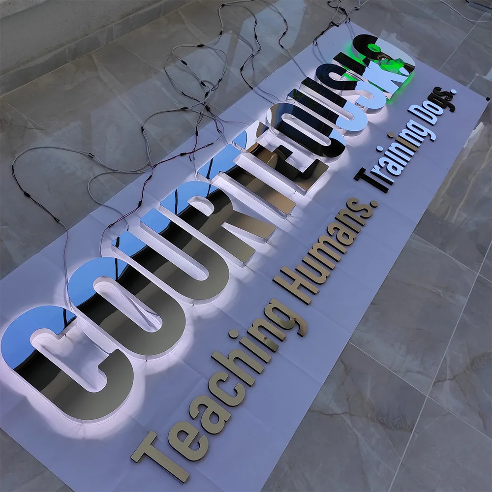 Customized LED Shop Front Signs Backlit Led Channel Letter Sign for Beauty Salon