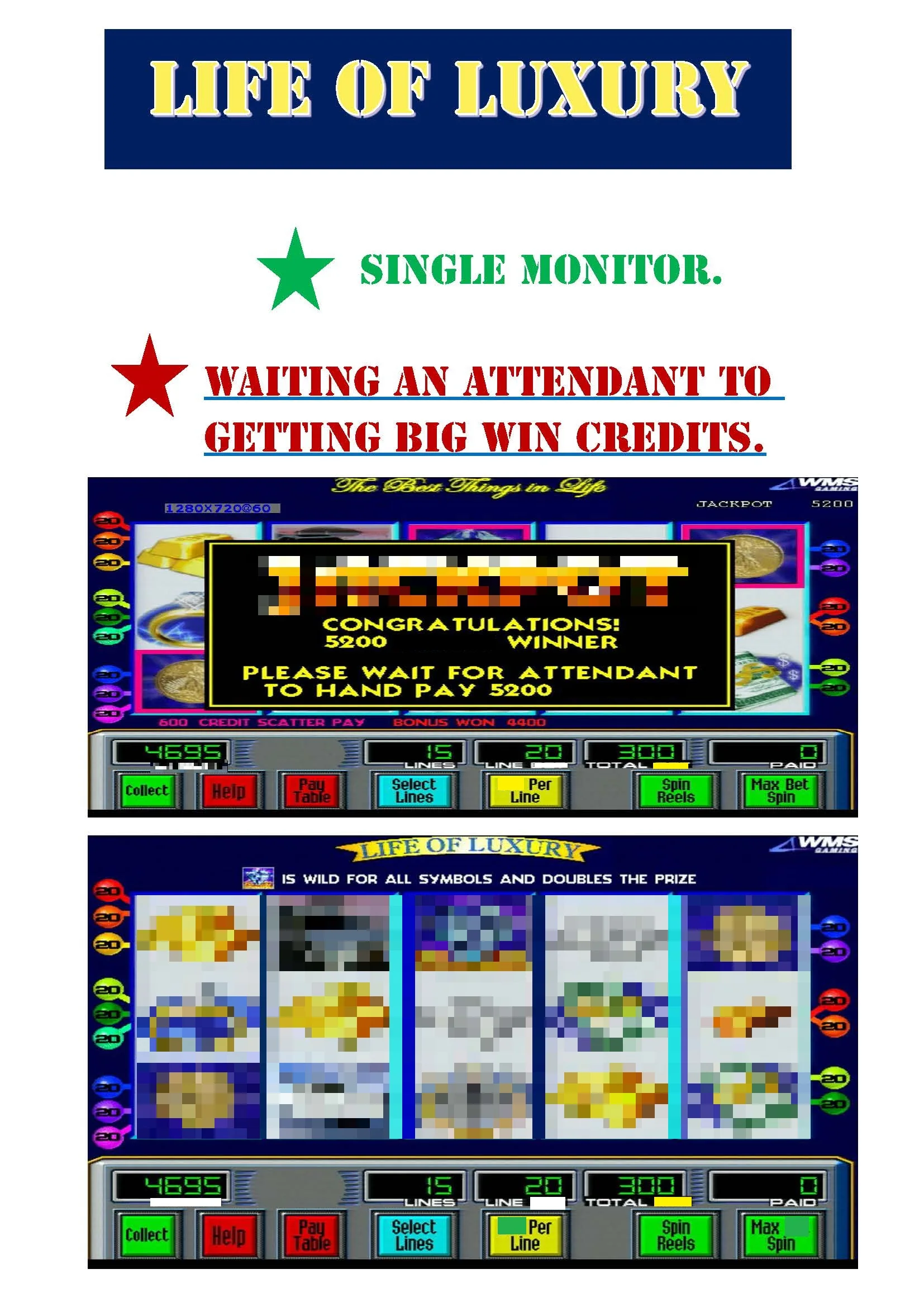 Life Of Luxury Tiny Aio Game Board Game Machine Game
