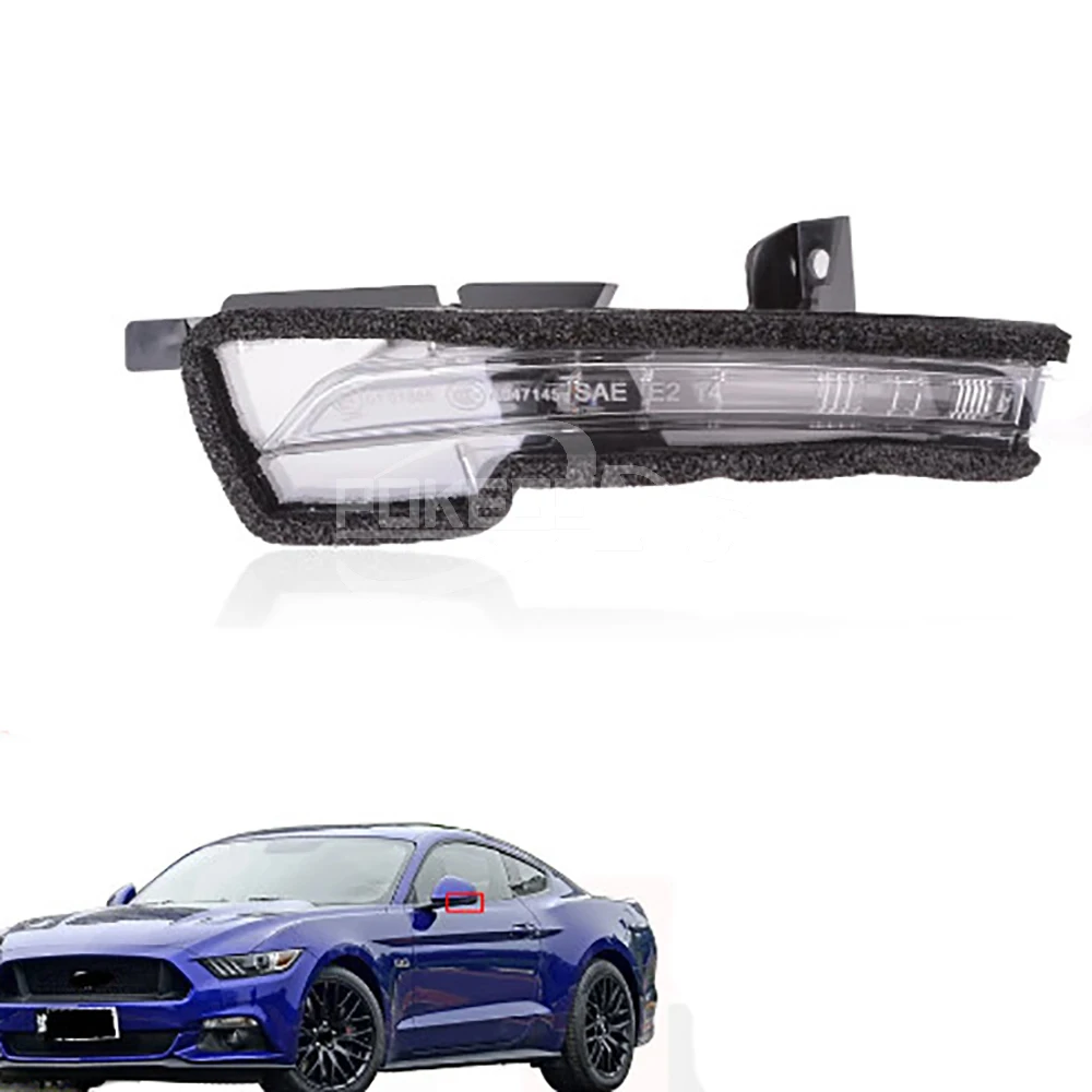 Rear View Side Mirror Lamp FR3Z13B375A FR3B13B382AA Left Mirror Light ... — 3