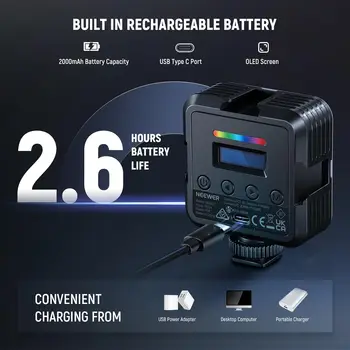 NEEWER RGB62 Magnetic RGB Video Light with APP Control product image