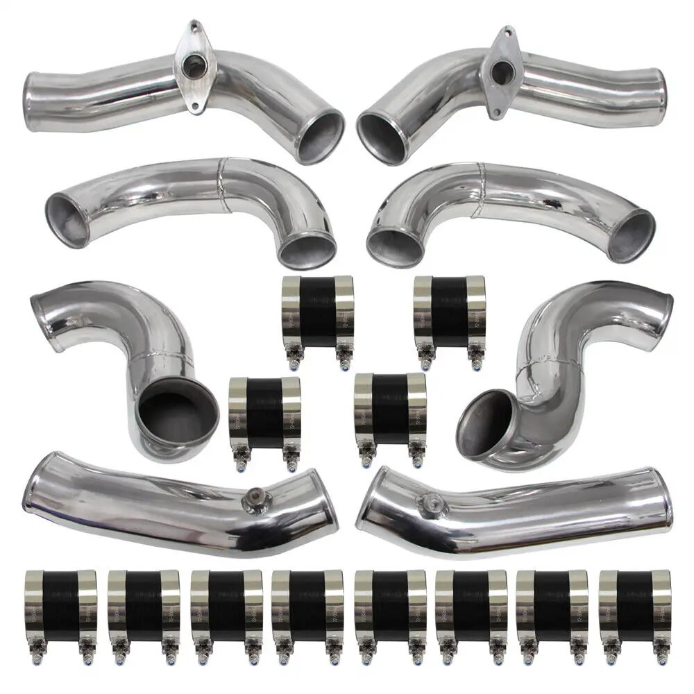 Custom Titanium Intercooler Piping Kit For Nissan Gtr R35 Gtr Vr38 Det