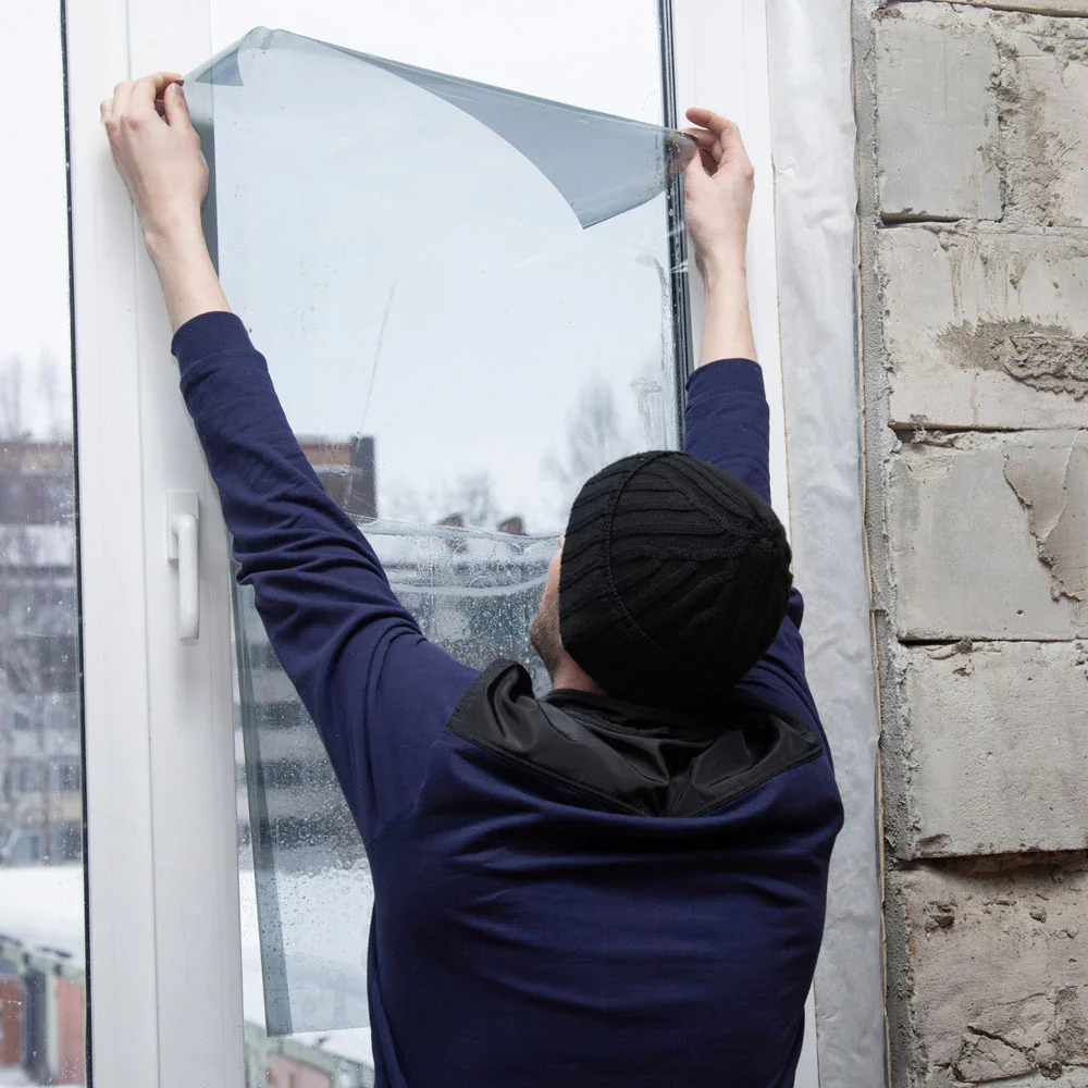 8 Mil Clear Security & Safety Window Film Shatterproof Film For Glass