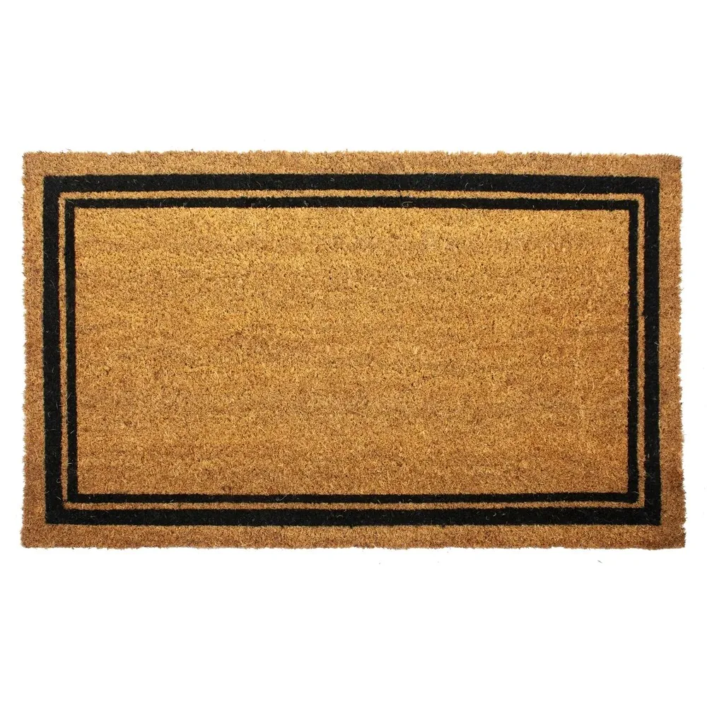 Blank Brown Wholesale Plain Coir Door Mats/wholesale custom coconut