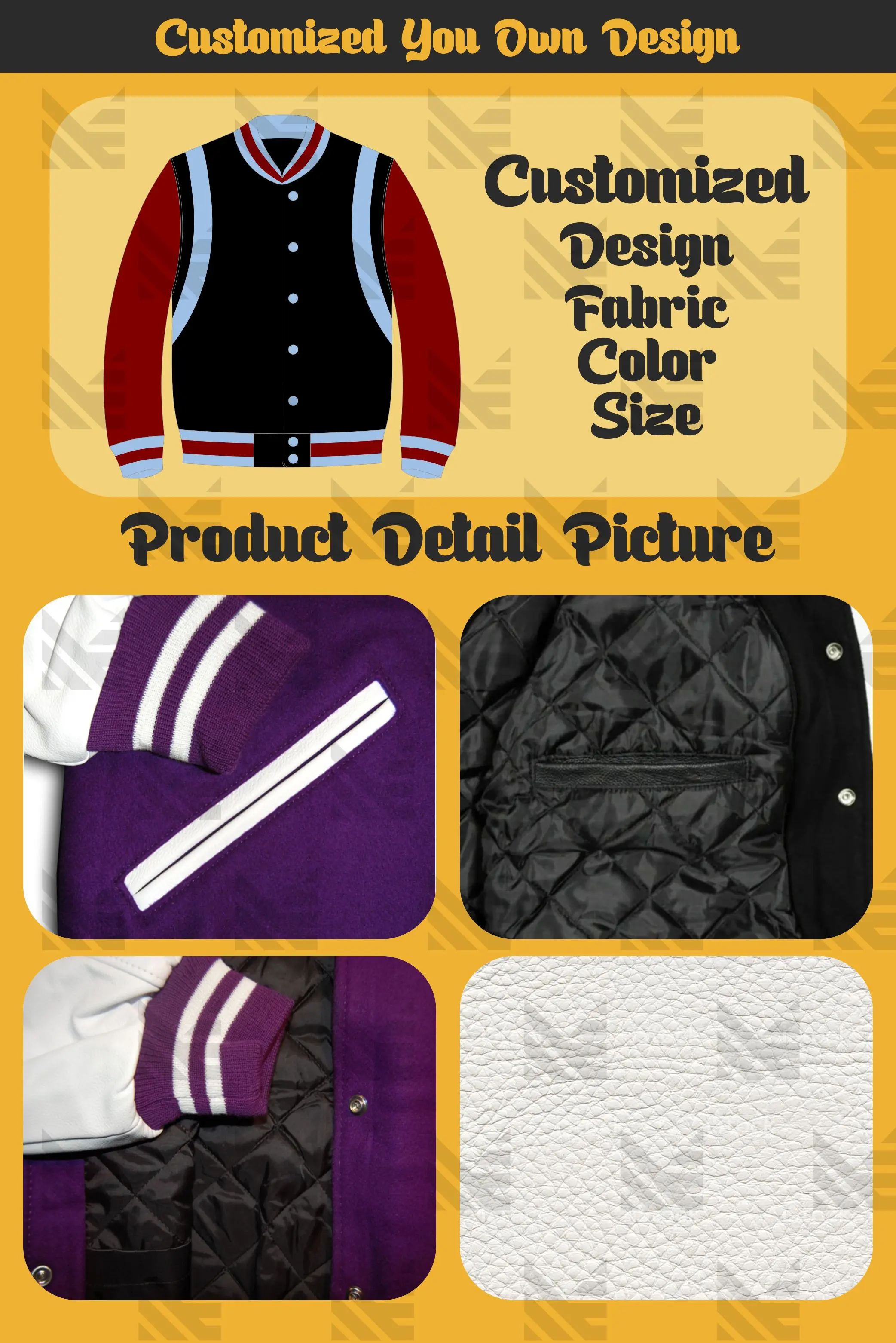 Custom Versity Jackets Letterman Jackets Wool Leather Jackets Buy