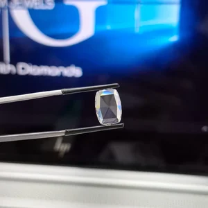 2.04ct F VVS2 Lab Grown Polished Rose Cut Diamond Engagement Ring 10/10 Hardness Loose Diamond Him Her Perfect Gift