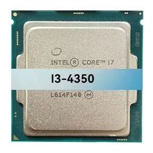 Used Cpu I3-4350  for in Tel I3 4130 4150 4160 4170 4330 4350 4360 4370 4gen Desktop Professional Processor Pc Gaming