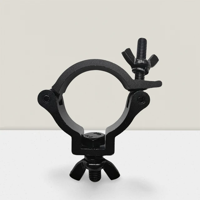 Good Quality Stage Light Clamps Aluminum Hook Optional Accessories for Events Safety Rope Quick Lock
