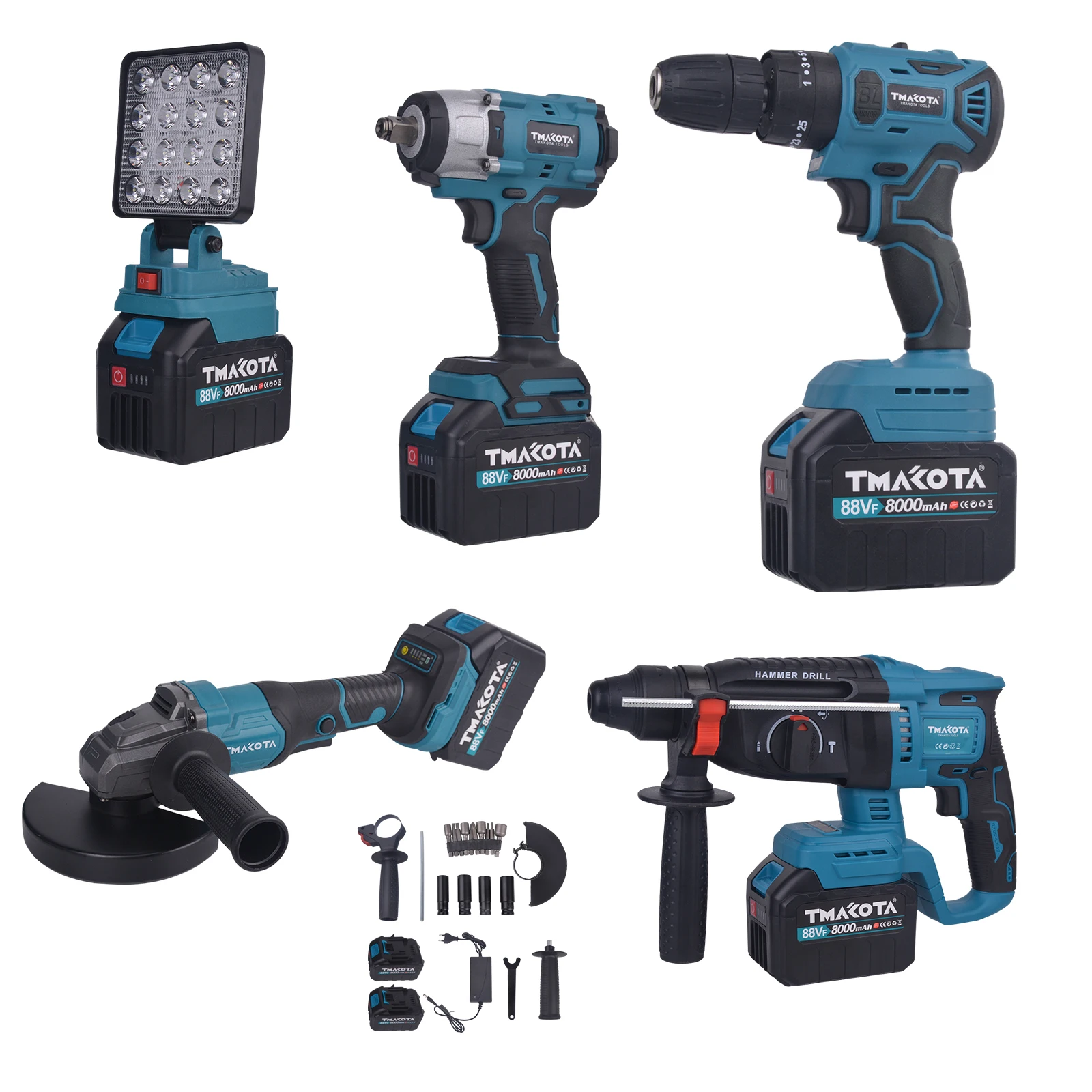 Alibaba.com: Tmakota TM-5TS06 Cordless Combo, 5 in 1 Power Tool