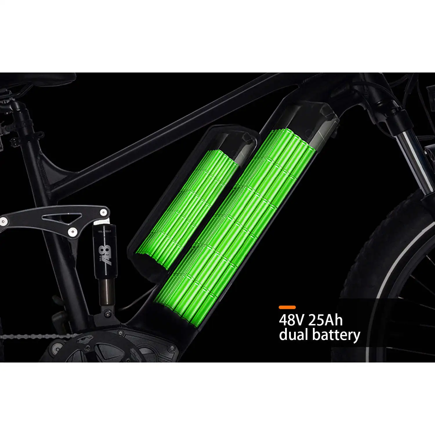 HAOQI Cheetah Full Suspension Electric Bike (UL Certified)