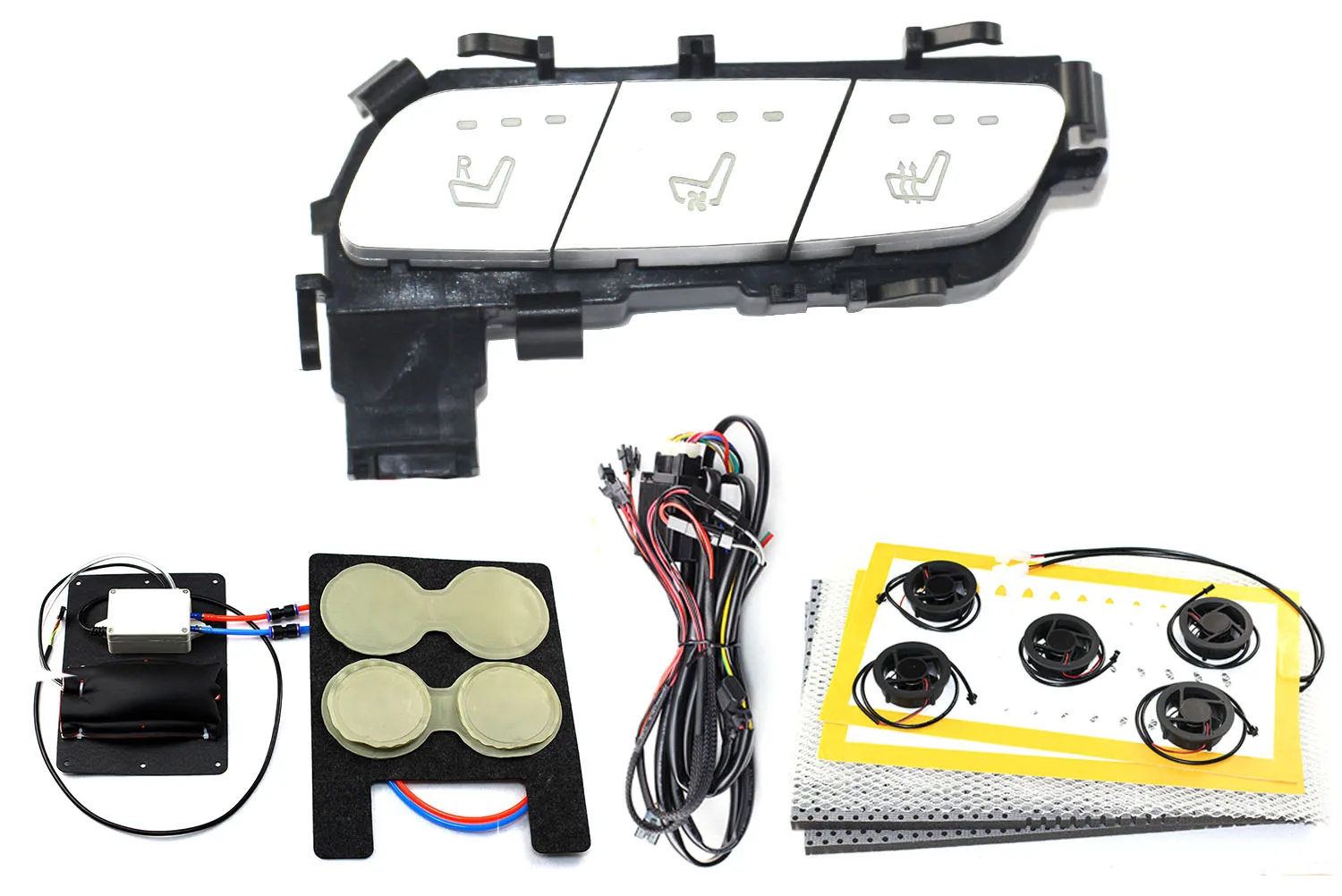 12v Modify Kit Car Comfort System Seat Ventilation System Car Seat Heating Massage System For