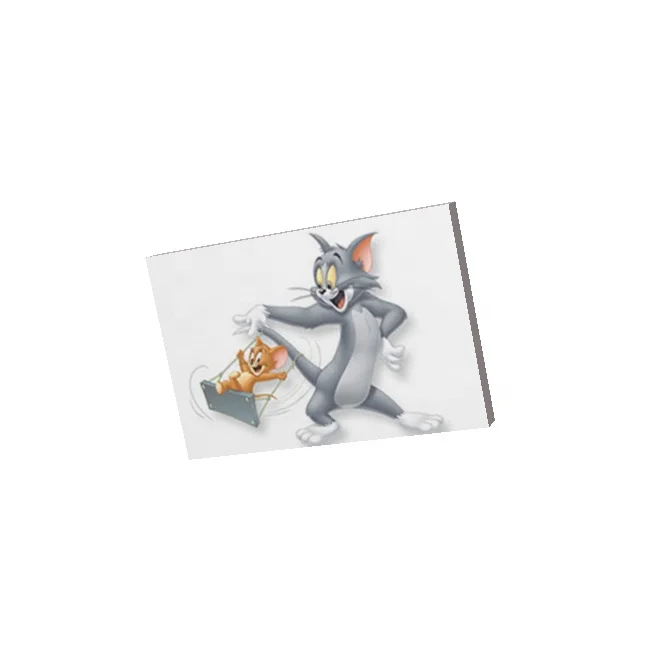 Teddy Bear Grave Photo Printed White Glazed Ceramic Wall Tiles 3D Brick Effect Digital Cartoon Printed Brick Look Tiles