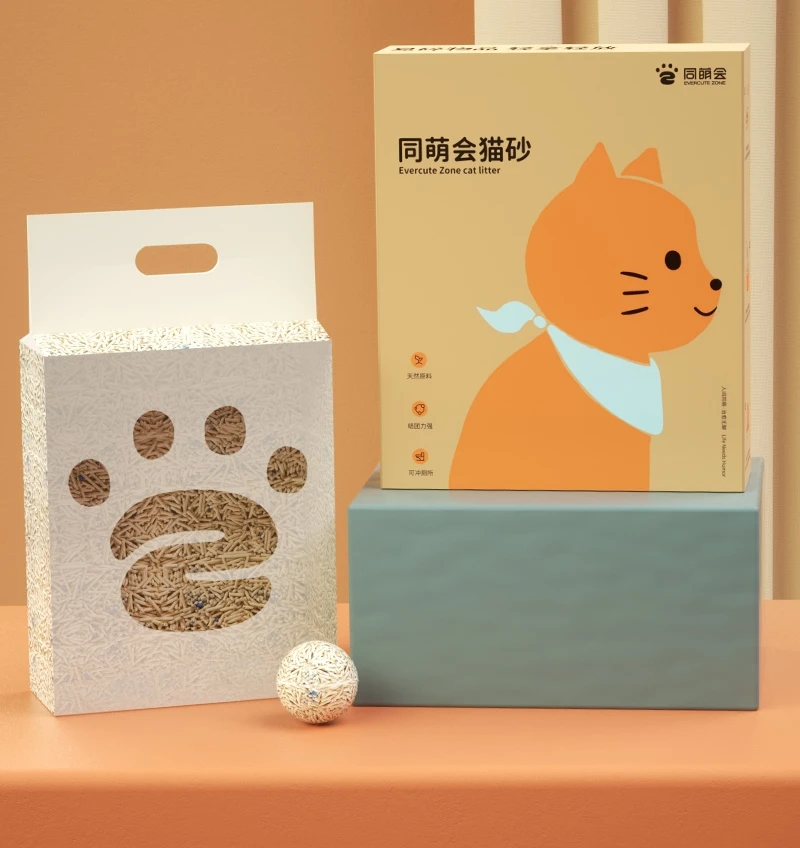 Best Quality Cat Litter Made With Peas And Corn Starch Without