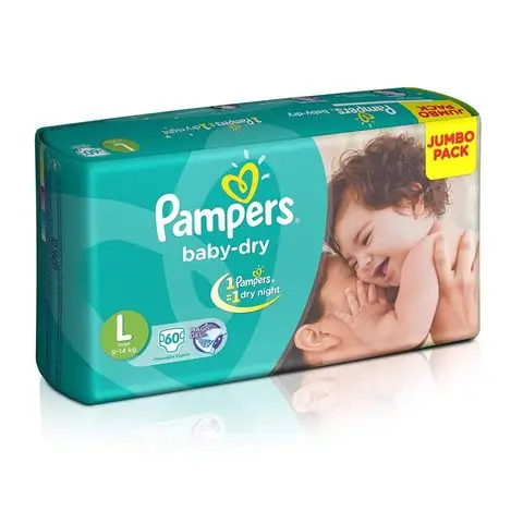 Pampers Baby Dry Diapers Size 4,144 Count - Buy Little Angel Baby ...