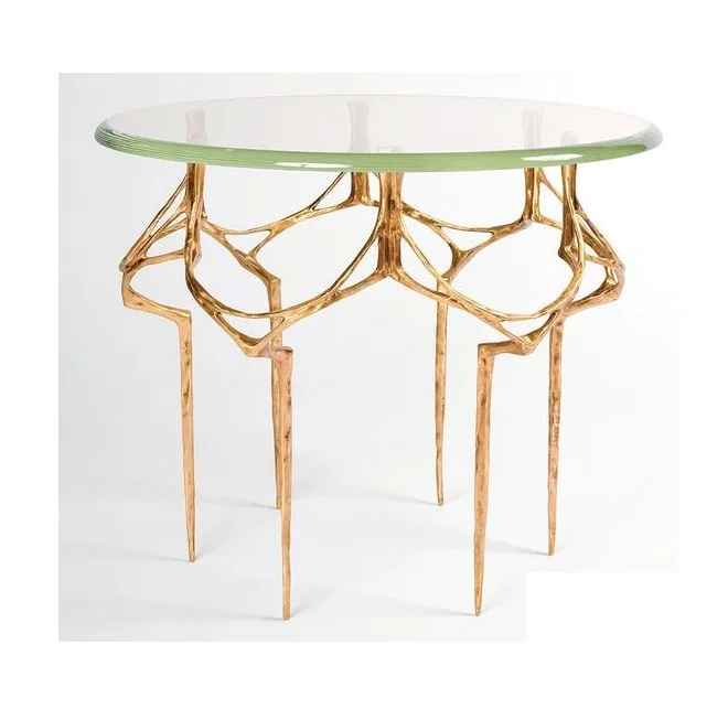 Metal Console Table Decorative Half Round Console Table Side Table Guaranteed Quality Unique Style Modern Design Furniture