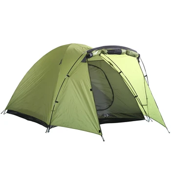Green Camping Tent  Automatic Instant Setup Tent for 2-3 Person Outdoor Hiking, Picnic and Beach Shelter
