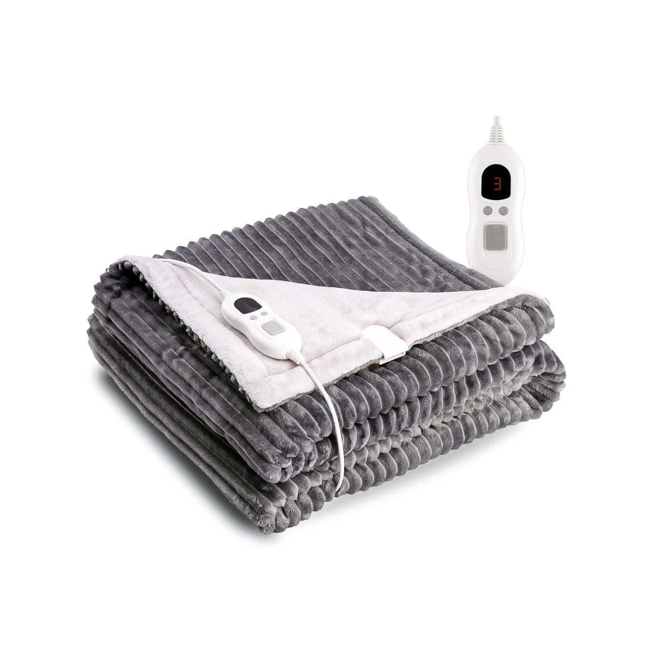 Custom Size Logo Hot Selling Washable Warm Electric Heated Blanket