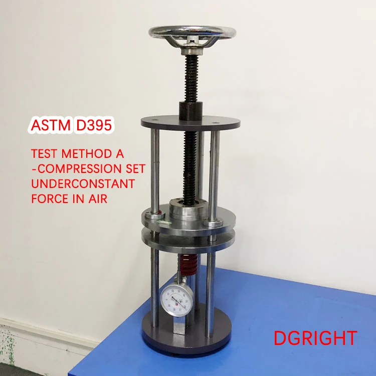 Astm D395 Method A Rubber Compression Set Fixture Round Plate Rubber