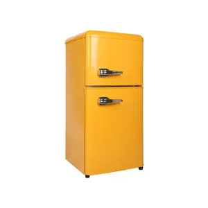BCD-76R 76 Large Single Top Open Folding Door Chest Deep Freezer for Sale and Home Commercial Horizontal Refrigerator