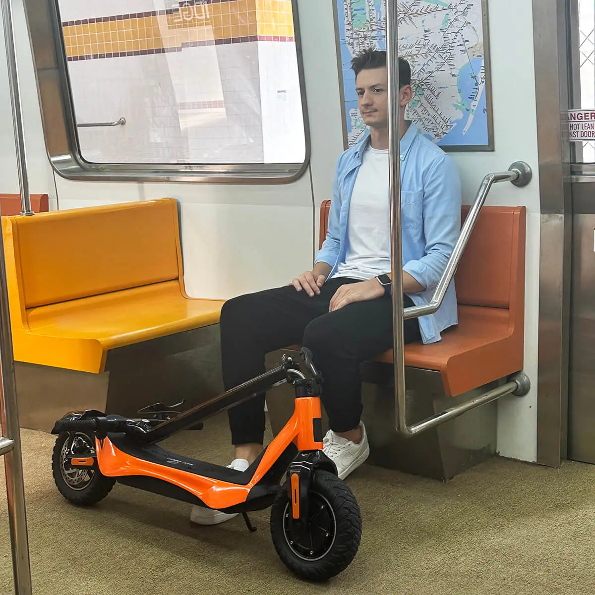 For C1 Two-Wheel Electric Scooter New Design 500W Brushless Motor 10 Inch Self-healing Tire 40km/h Max Speed 60km Range