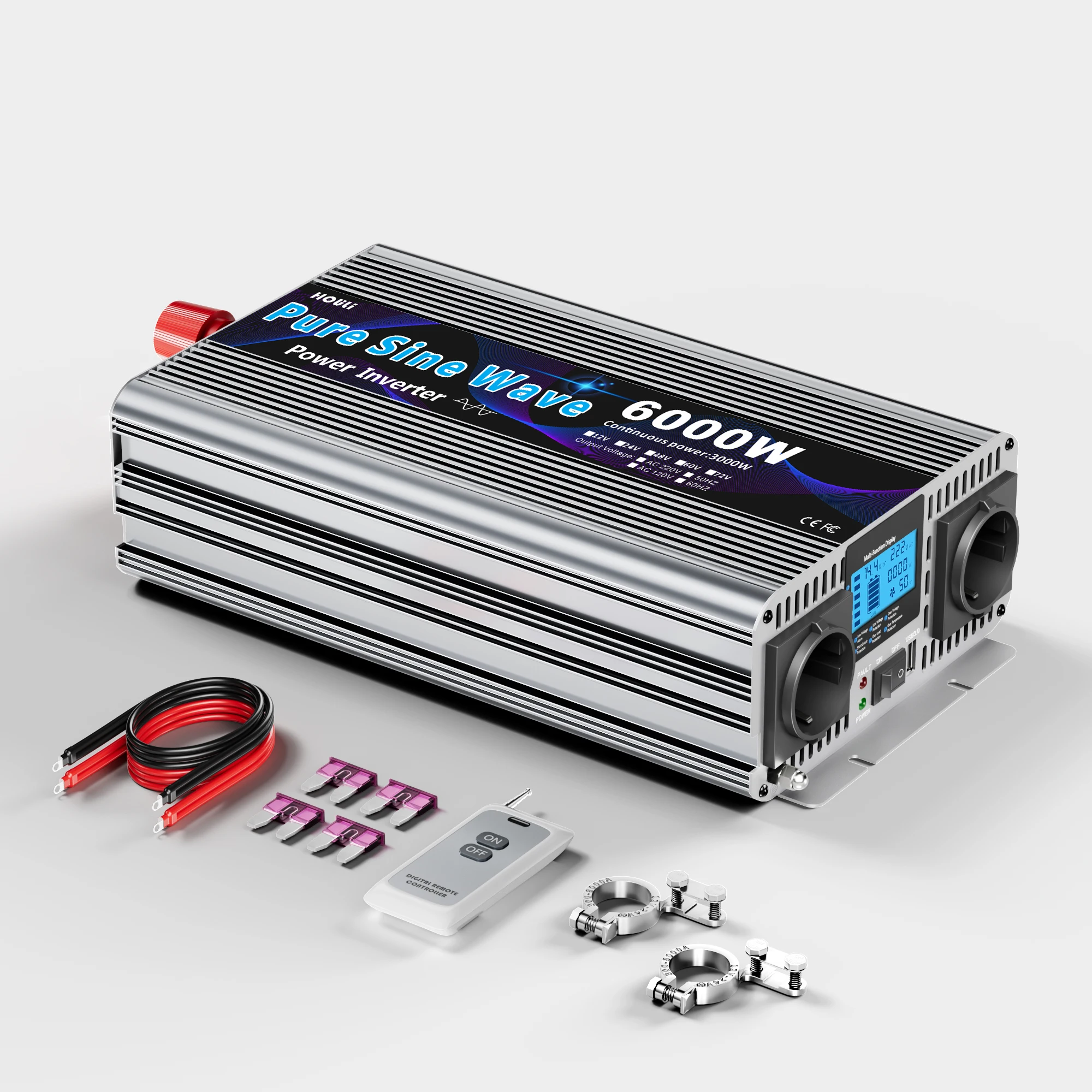 5000W 10000W 純正弦波インバーター 電源 12V 24V 48V 60V 72V 