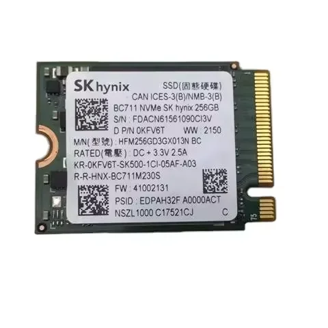 SK HYNIX BC711 SSD M.2 2242 128GB PCIe NVME 5SS0V26436 SSS0L24811 EUR 51,26 - FR