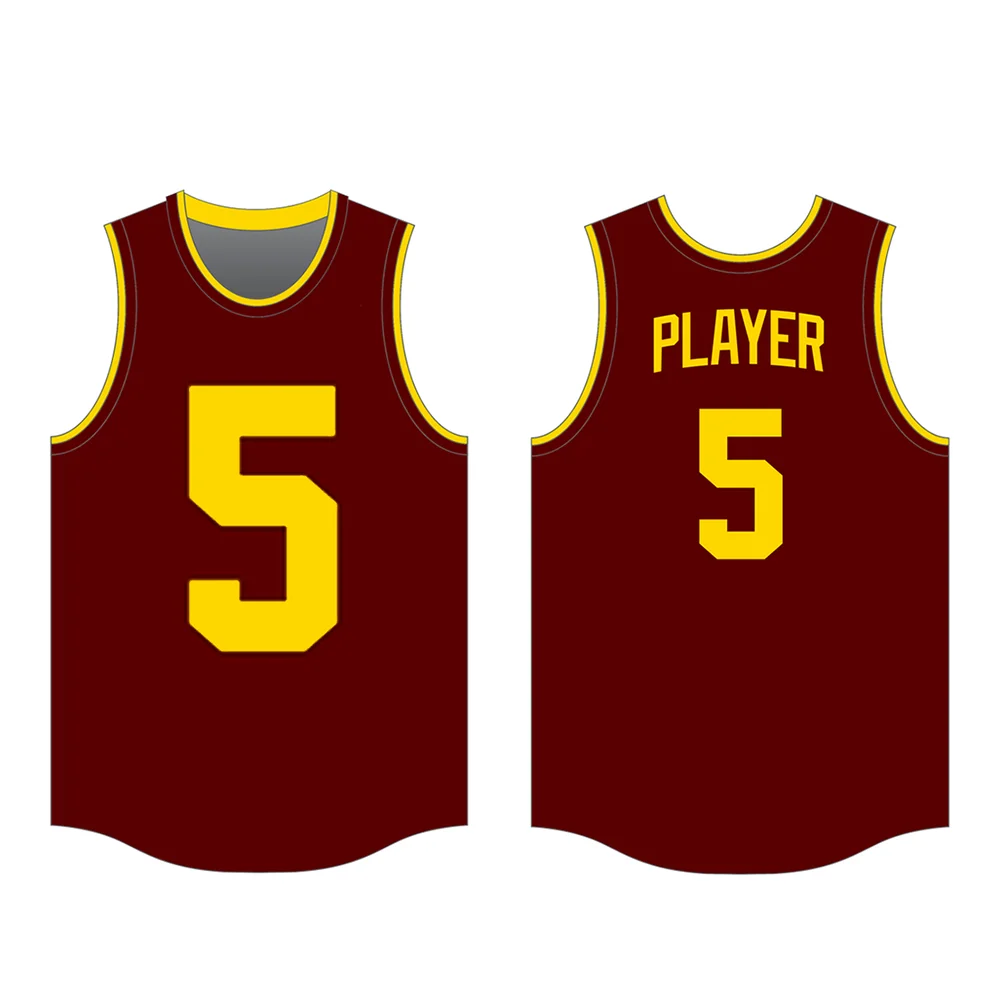 Premium Style Sublimation Basketball Jersey Polyester Made V Neck