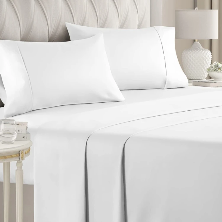 Premium Hotel Quality White Sheet Luxury Softest 1500 Thread Count