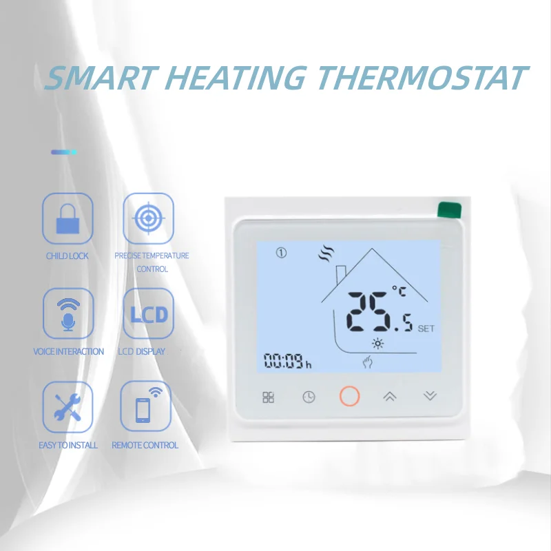 Termostato inteligente WIFI con pantalla LCD Radiador de