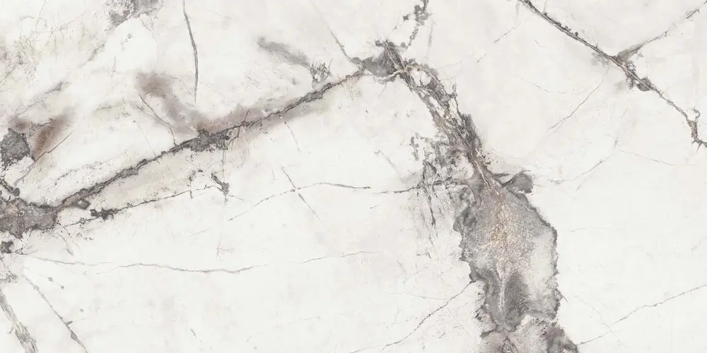 White and Grey Marble Effect Decorative Slab