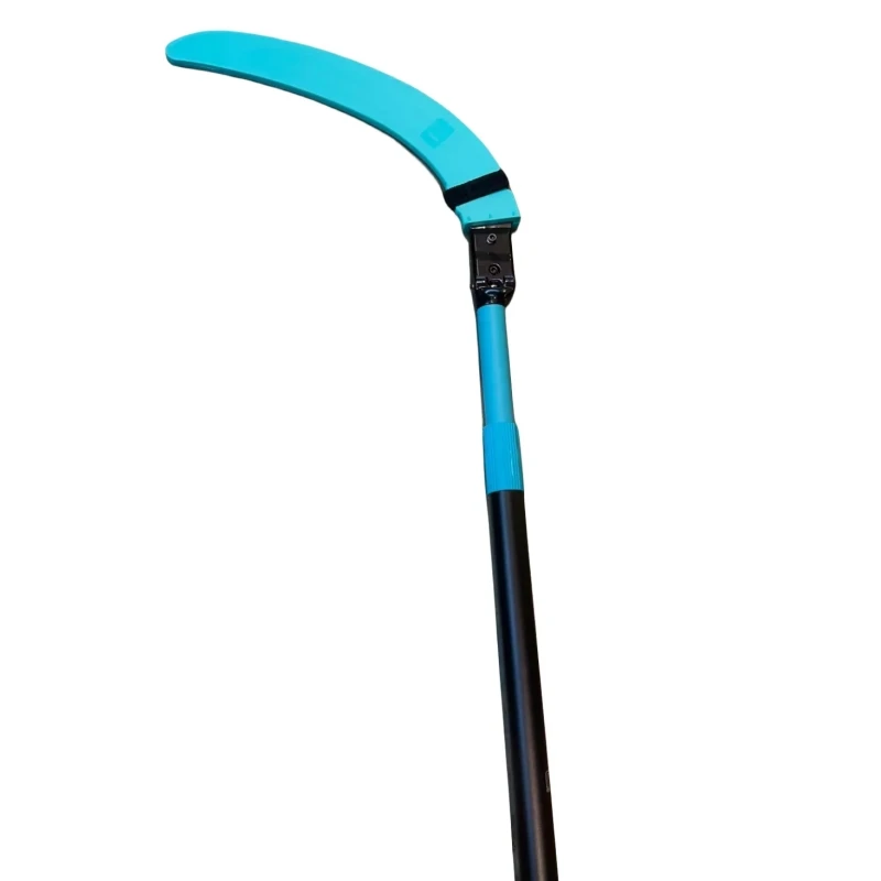 Blue Industrial Grade Palm Sickle Farm Tool with Fiberglass/Wood Handle Carbon Steel Blade