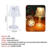 Lámpara de mesa transparente