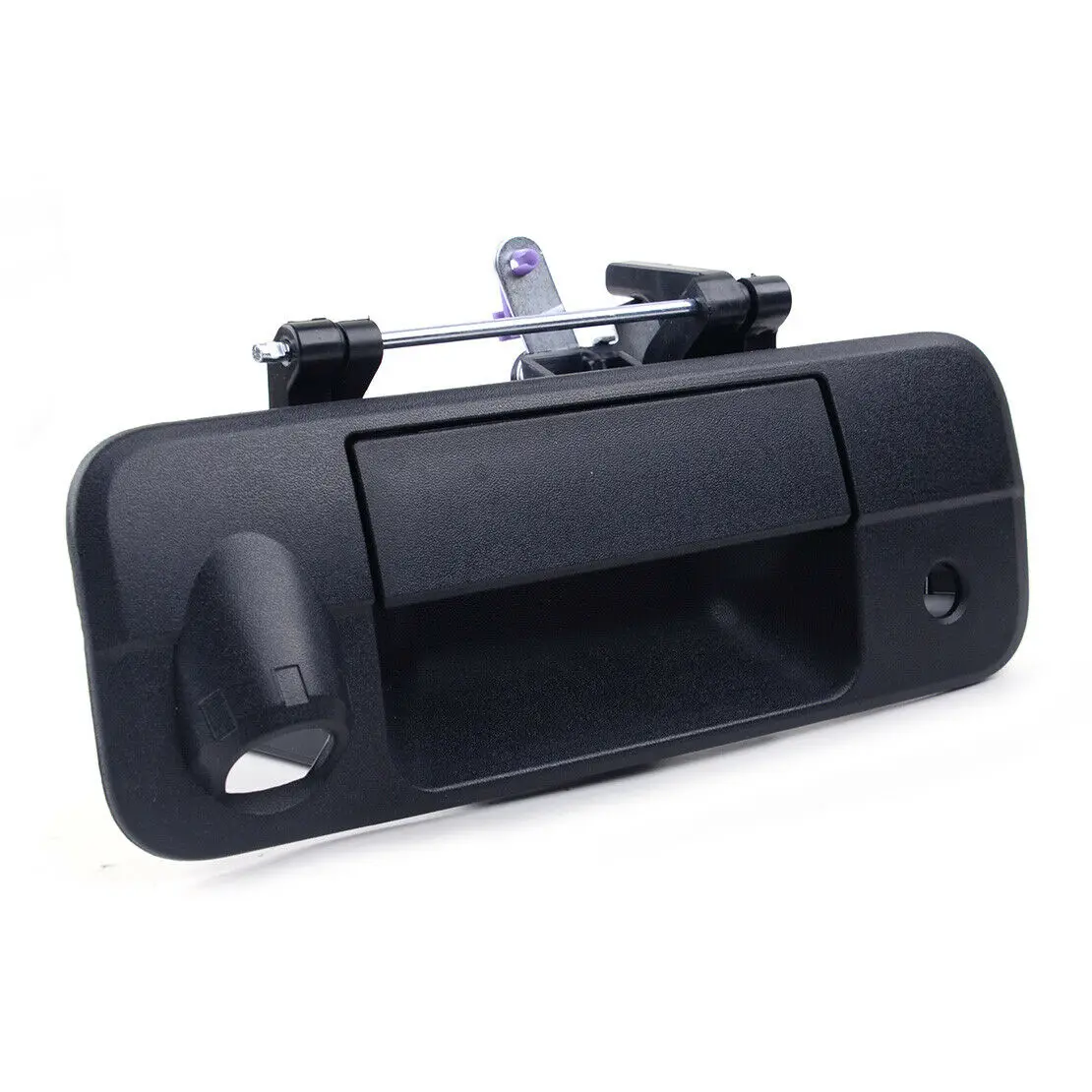 Black Tailgate Handle With Keyhole & Camera Hole For Toyota Tundra 2007