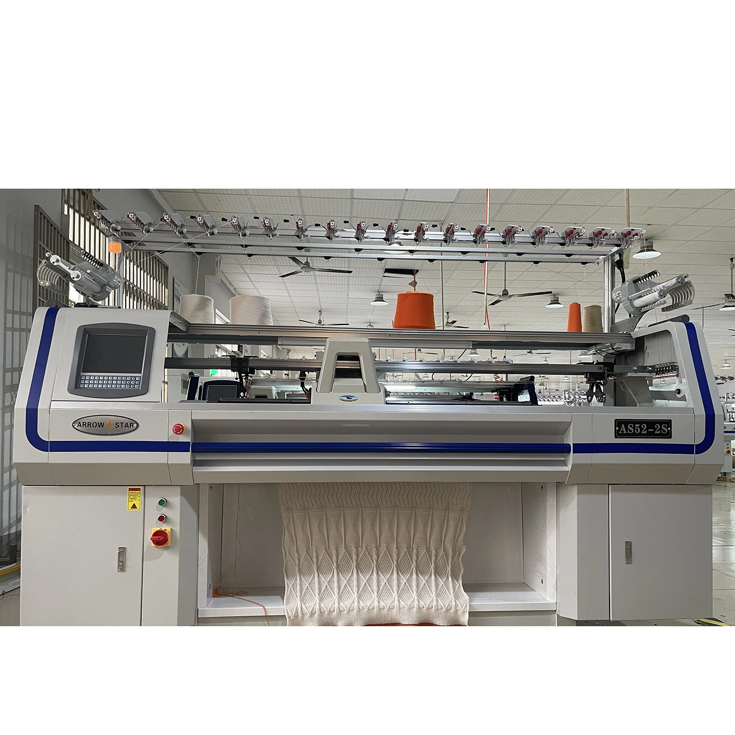 Similar 520HP Type Jacquard Computerized  Flat Knitting Machines Multi Gauge