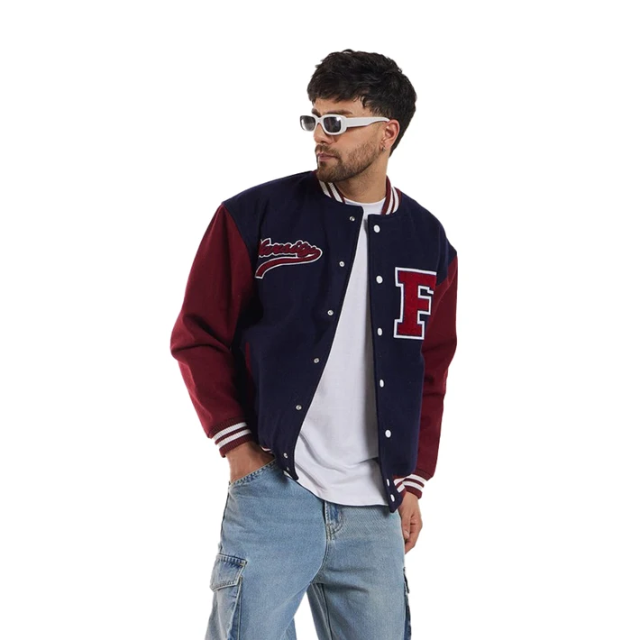 High Quality Varsity Oversized Fit Vintage Baseball Men's Jacket Custom Varsity Jacket Winter Jacket Men's Clothing FTI-VJ-011