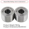 5003(Coppia) Filo Tondo Laminato 3.6/3.7/3.8/3.9/4.0