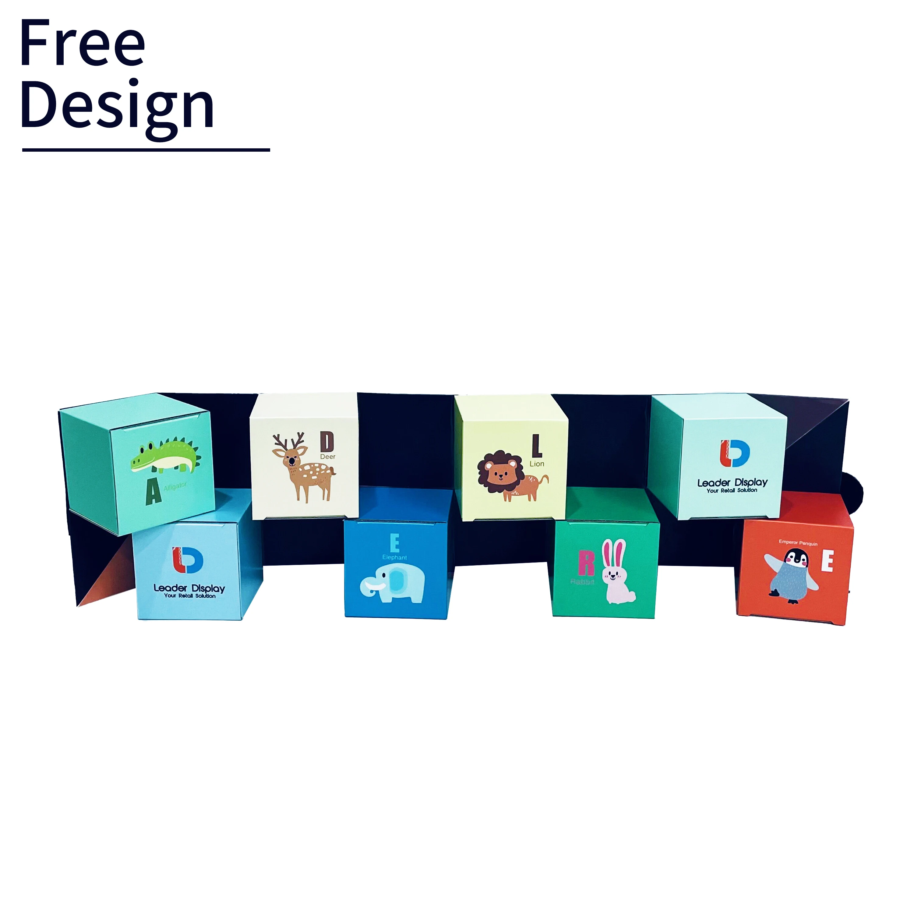 Wholesale Luxury Advent Calendar Cardboard Boxes Custom Packaging 12