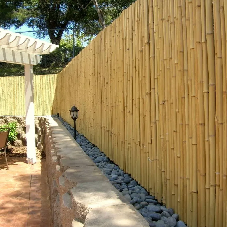 Wholesale 100% Natural Bamboo Fence Nature Garden Bamboo Fence Rolled ...