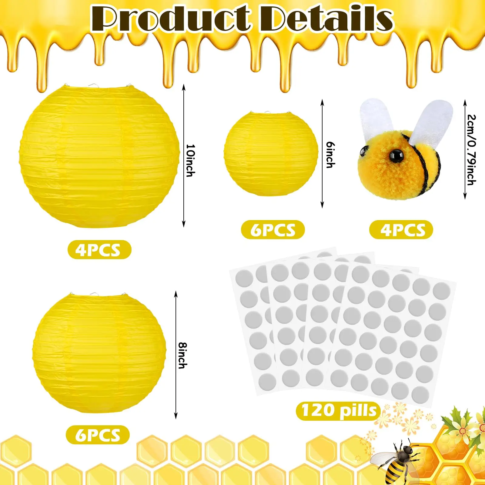 Festa Ape Bee, addobbi e decorazioni originali e accessori