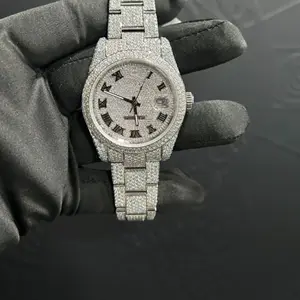Presidential Iced Out Moissanite Watch | Luxury VVS Skeleton Design | Wholesale Approved