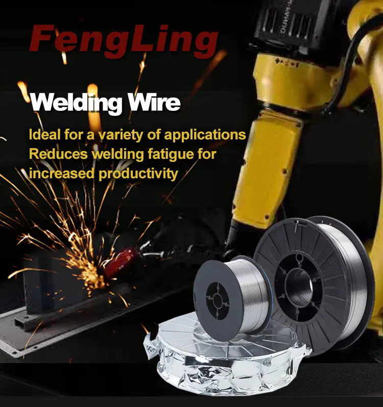 2025 Hot Sale High Quality E71T-1C Flux-Cored Welding Wire Customizable for Hard Facing Low Carbon Steel Mild Steel Alloy Silver manufacture