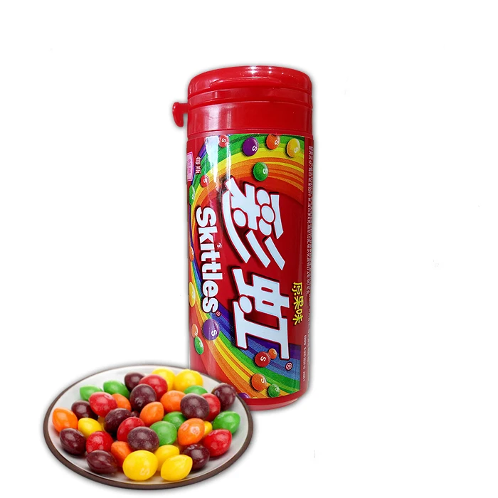 Wholesale Price Bulk Packing Sweet And Chewy Skittles Air Soft Candy