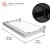 Frame (Chrome Plated) + Glass Shelf