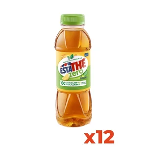 Estathé Zero Lemon Iced Tea Drink Italian Premium Quality 400ml PET Bottle Case of 12 Bottles
