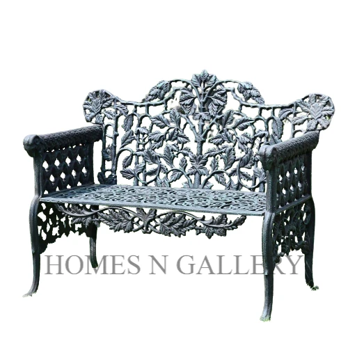 Factory Wholesale Price Cast Aluminium Patio Outdoor Garden Furniture Bench at Wholesale Price From Indian Manufacturers