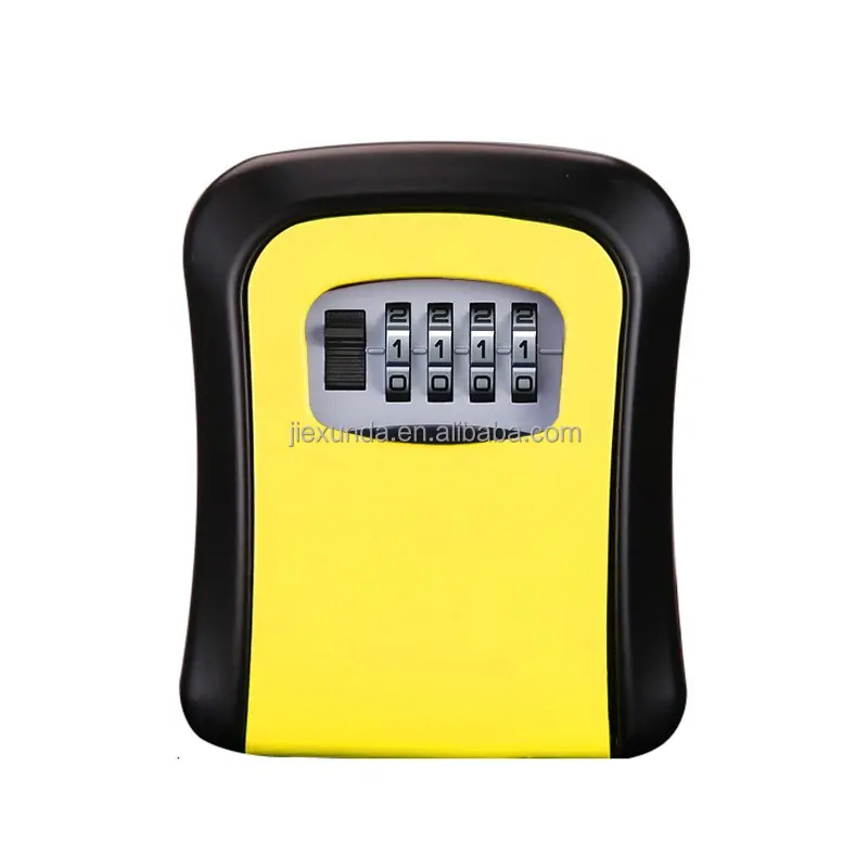 Key Lock Box Wallmounted Front Metal Back Plastic Key Safe