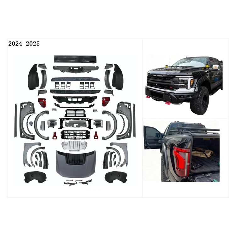 Offroad Wide Body Kit With Bumper And Fender Flares For Ford F150 2021-2025